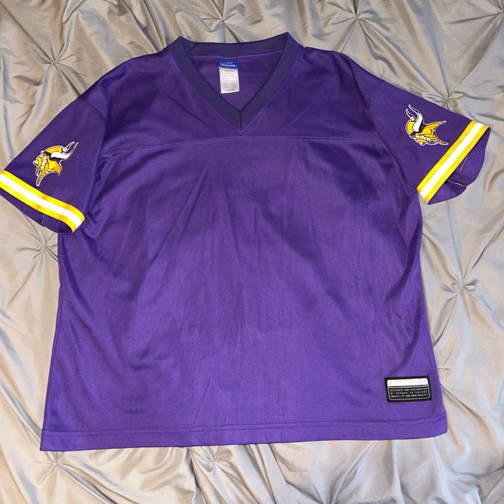 Blank Minnesota Vikings YOUTH Sizes XL Purple Reebok Jersey